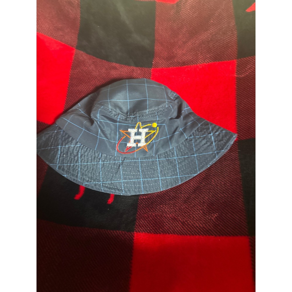 Houston Astros Chick-fil-A Navy Blue Grid Bucket Hat MLB Baseball Promo